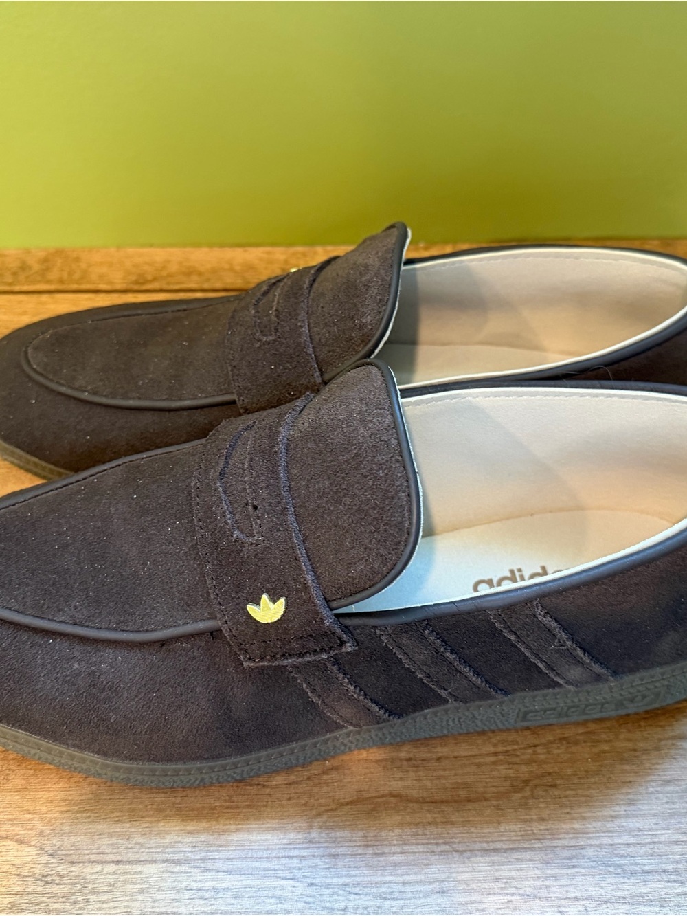 adidas Handball Spezial Brown Suede Penny Loafers